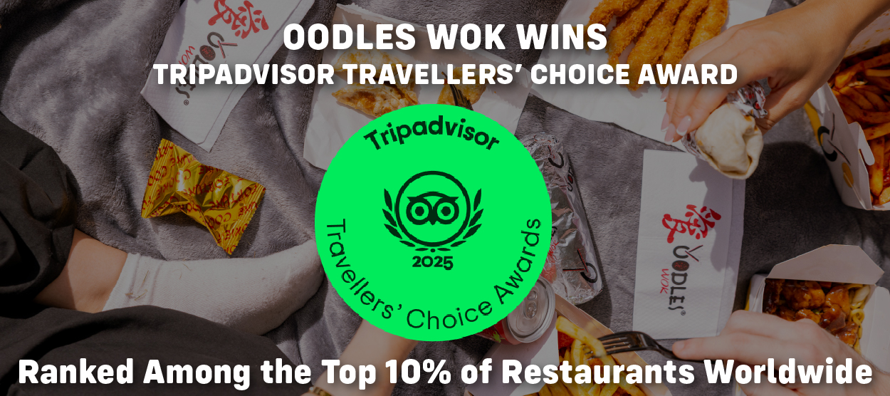 Oodles Wok Recognised Among the World’s Top Restaurants by TripAdvisor